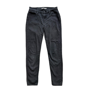 Levi's Women's Dark Gray Super Skinny 710 Jeans Size 29 30 Denim Streetwear